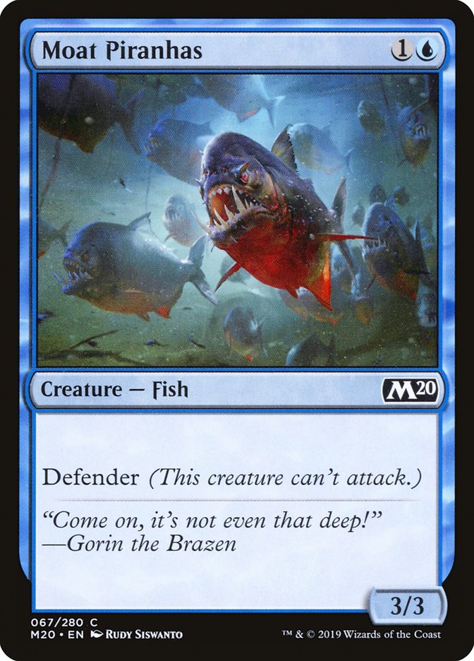 Moat Piranhas [Core Set 2020] | Card Merchant Takapuna