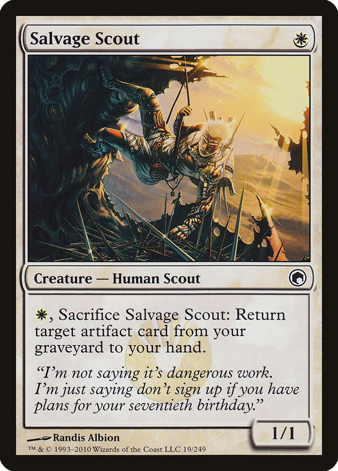 Salvage Scout [Scars of Mirrodin] | Card Merchant Takapuna