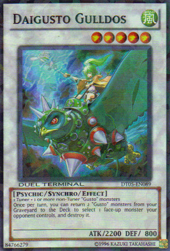 Daigusto Gulldos [DT05-EN089] Super Rare | Card Merchant Takapuna