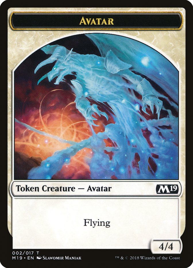 Avatar Token [Core Set 2019 Tokens] | Card Merchant Takapuna