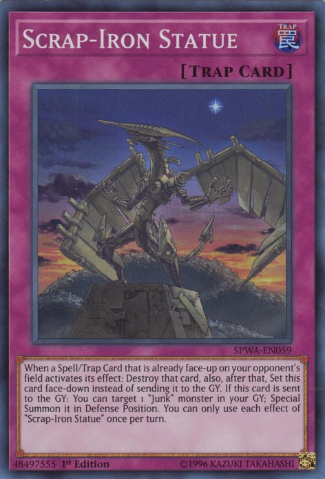 Scrap-Iron Statue [SPWA-EN059] Super Rare | Card Merchant Takapuna