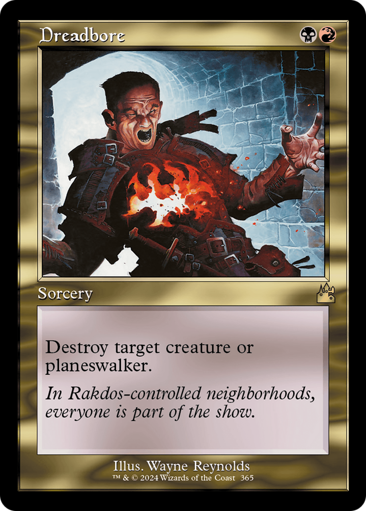 Dreadbore (Retro Frame) [Ravnica Remastered] | Card Merchant Takapuna