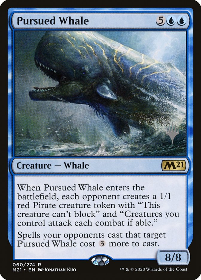 Pursued Whale (Promo Pack) [Core Set 2021 Promos] | Card Merchant Takapuna