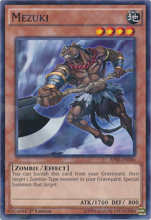 Mezuki [BP03-EN046] Shatterfoil Rare | Card Merchant Takapuna