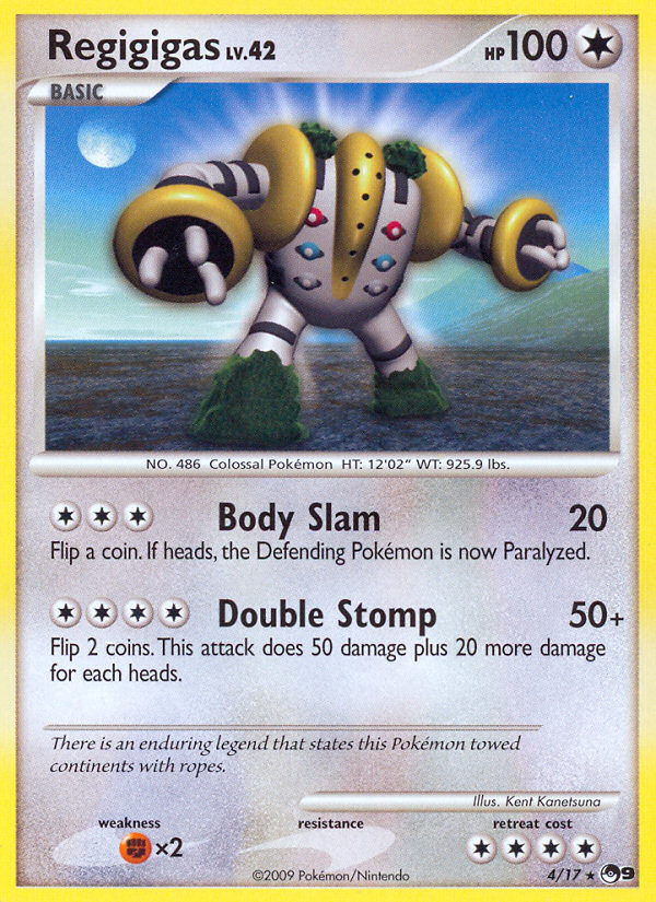 Regigigas (4/17) [POP Series 9] | Card Merchant Takapuna