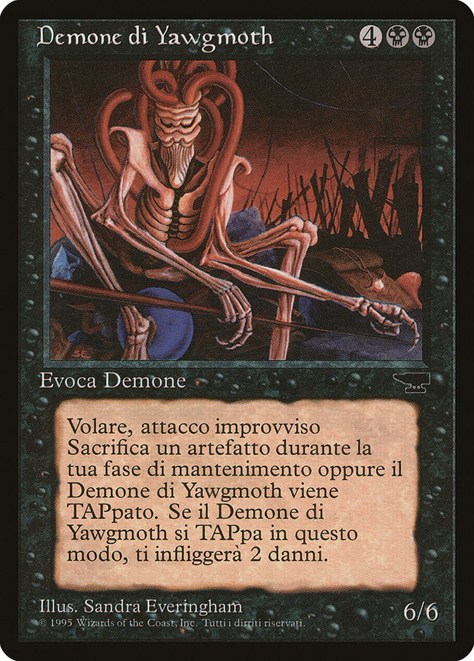 Yawgmoth Demon (Italian) [Rinascimento] | Card Merchant Takapuna