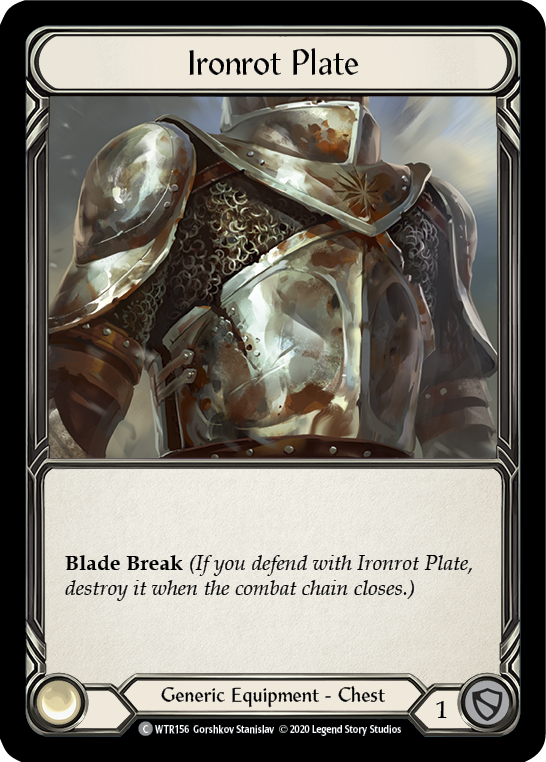 Ironrot Plate [U-WTR156] (Welcome to Rathe Unlimited)  Unlimited Rainbow Foil | Card Merchant Takapuna