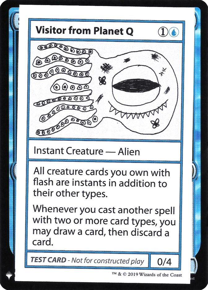 Visitor from Planet Q [Mystery Booster Playtest Cards] | Card Merchant Takapuna