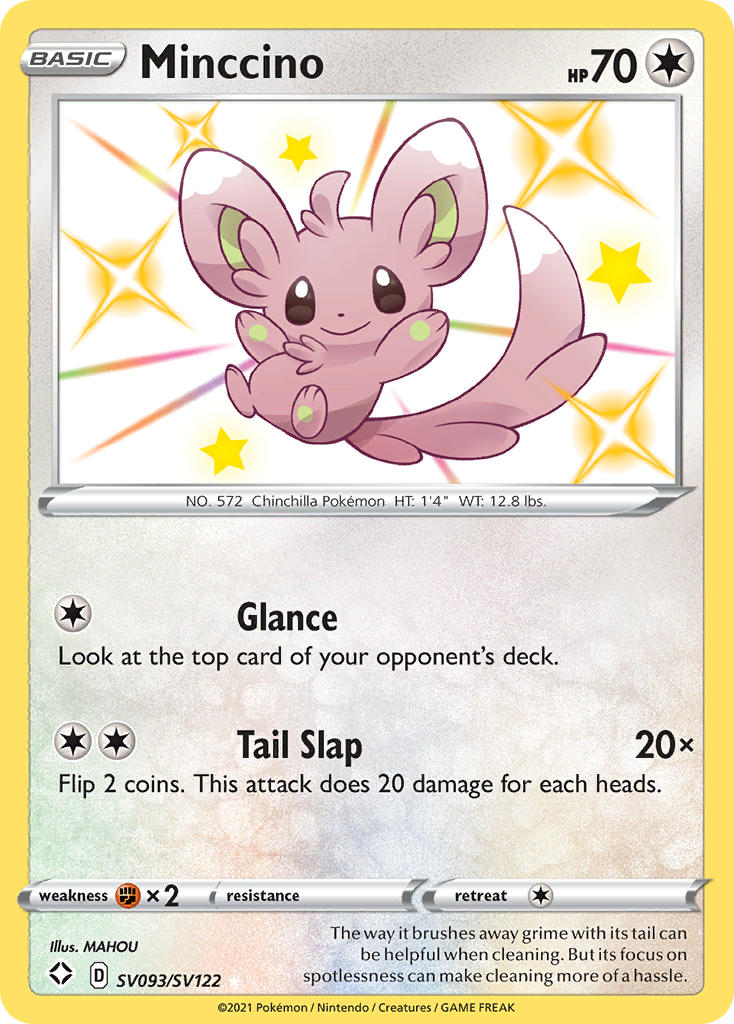 Minccino (SV093/SV122) [Sword & Shield: Shining Fates] | Card Merchant Takapuna