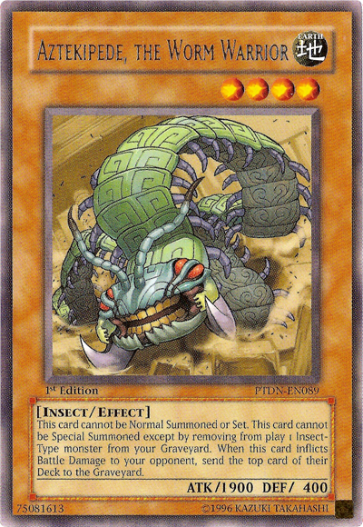 Aztekipede, the Worm Warrior [PTDN-EN089] Rare | Card Merchant Takapuna