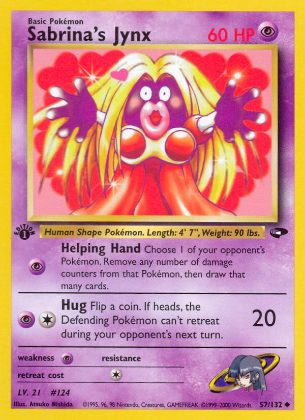 Sabrina's Jynx (57/132) [Gym Challenge 1st Edition] | Card Merchant Takapuna