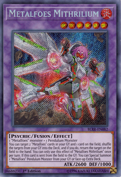 Metalfoes Mithrilium [BLRR-EN082] Secret Rare | Card Merchant Takapuna