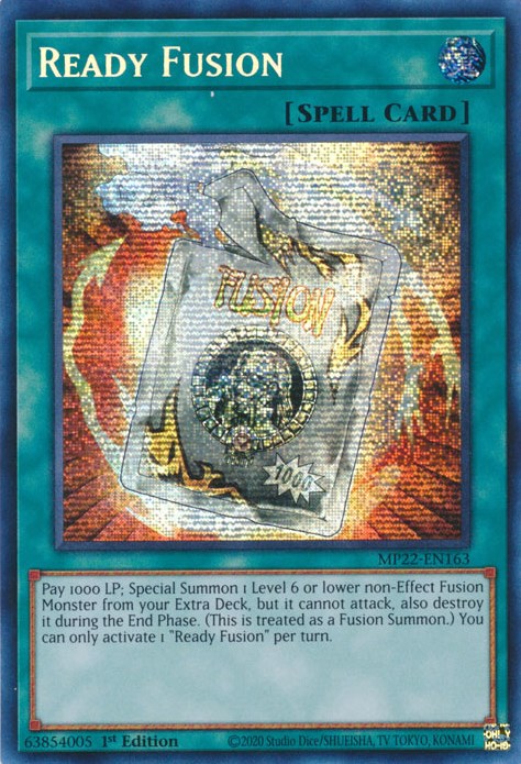 Ready Fusion [MP22-EN163] Prismatic Secret Rare | Card Merchant Takapuna