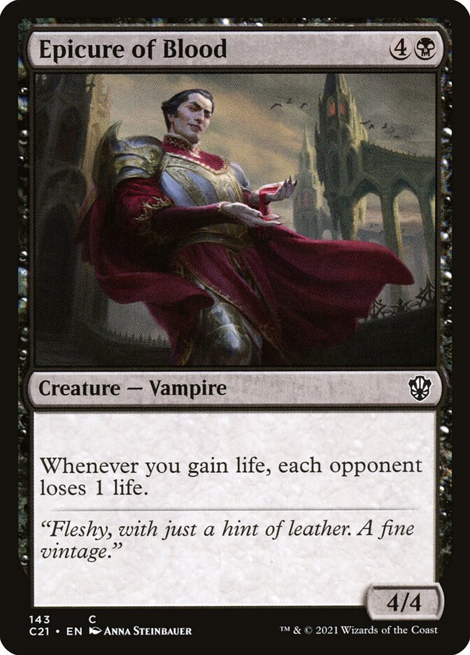 Epicure of Blood [Commander 2021] | Card Merchant Takapuna