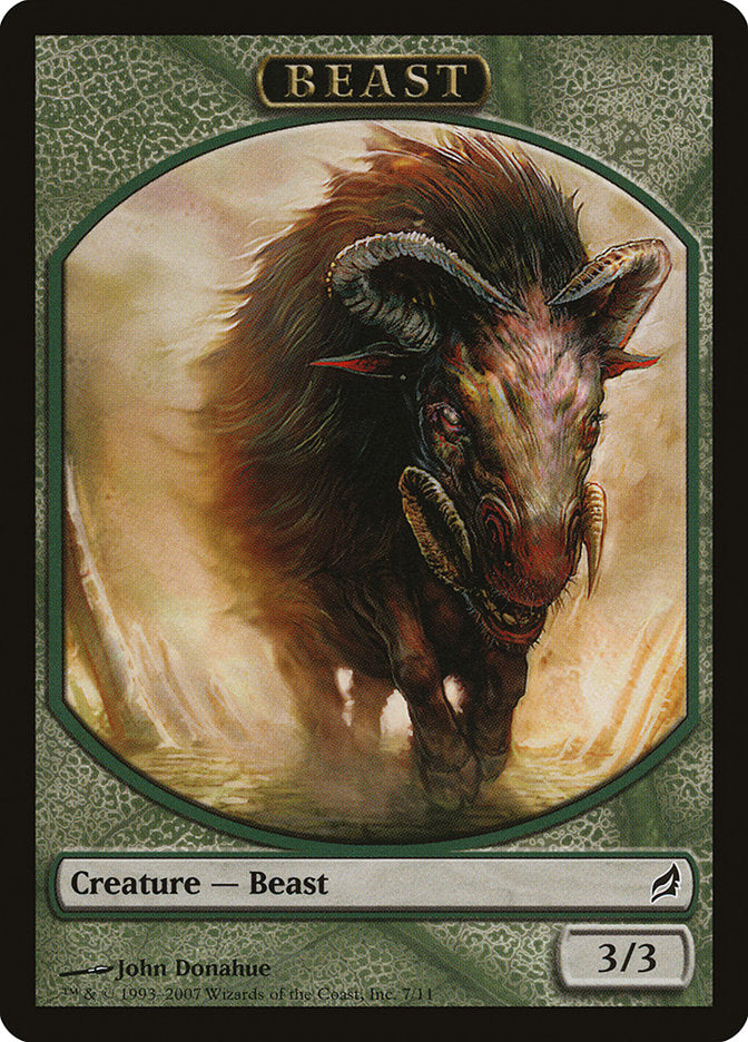 Beast Token [Lorwyn Tokens] | Card Merchant Takapuna