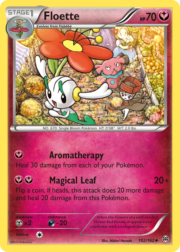 Floette (102/162) [XY: BREAKthrough] | Card Merchant Takapuna