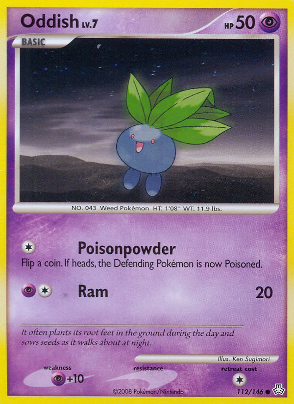 Oddish (112/146) [Diamond & Pearl: Legends Awakened] | Card Merchant Takapuna