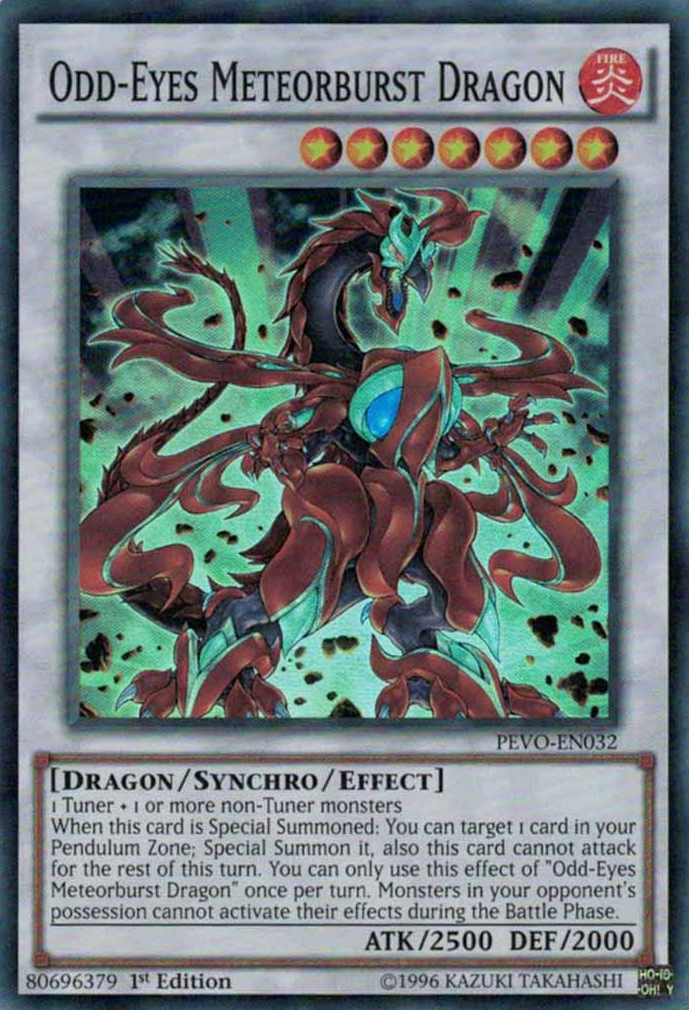 Odd-Eyes Meteorburst Dragon [PEVO-EN032] Super Rare | Card Merchant Takapuna