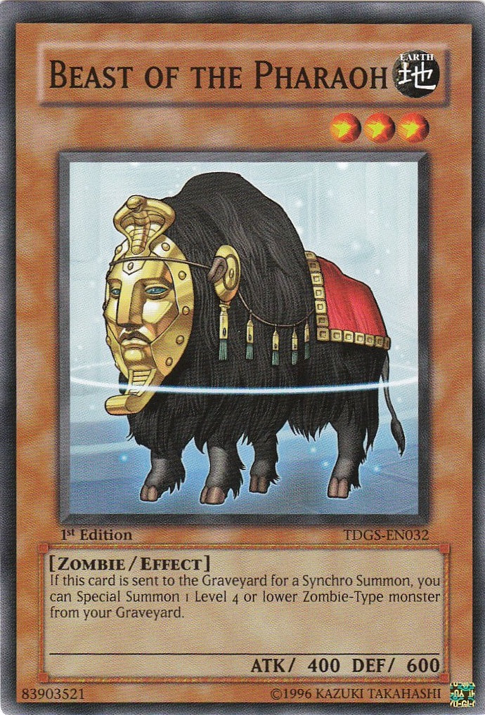 Beast of the Pharaoh [TDGS-EN032] Common | Card Merchant Takapuna