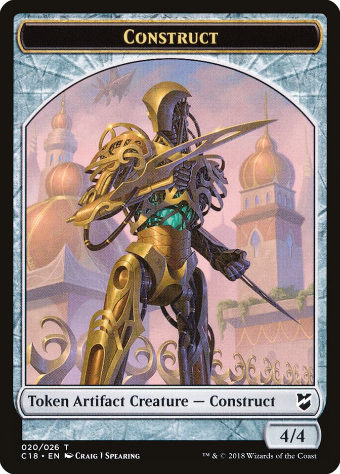 Construct Token (020/026) [Commander 2018 Tokens] | Card Merchant Takapuna