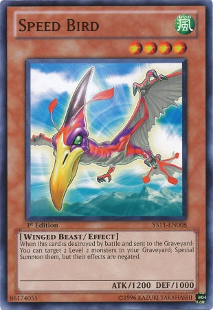 Speed Bird [YS11-EN008] Common | Card Merchant Takapuna