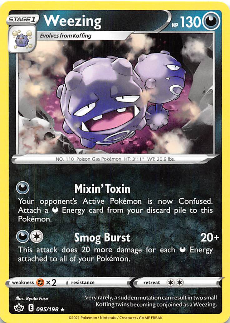 Weezing (095/198) [Sword & Shield: Chilling Reign] | Card Merchant Takapuna