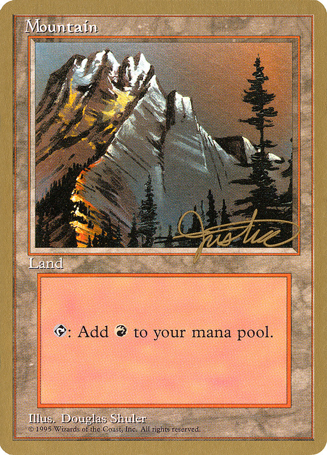 Mountain (mj373) (Mark Justice) [Pro Tour Collector Set] | Card Merchant Takapuna