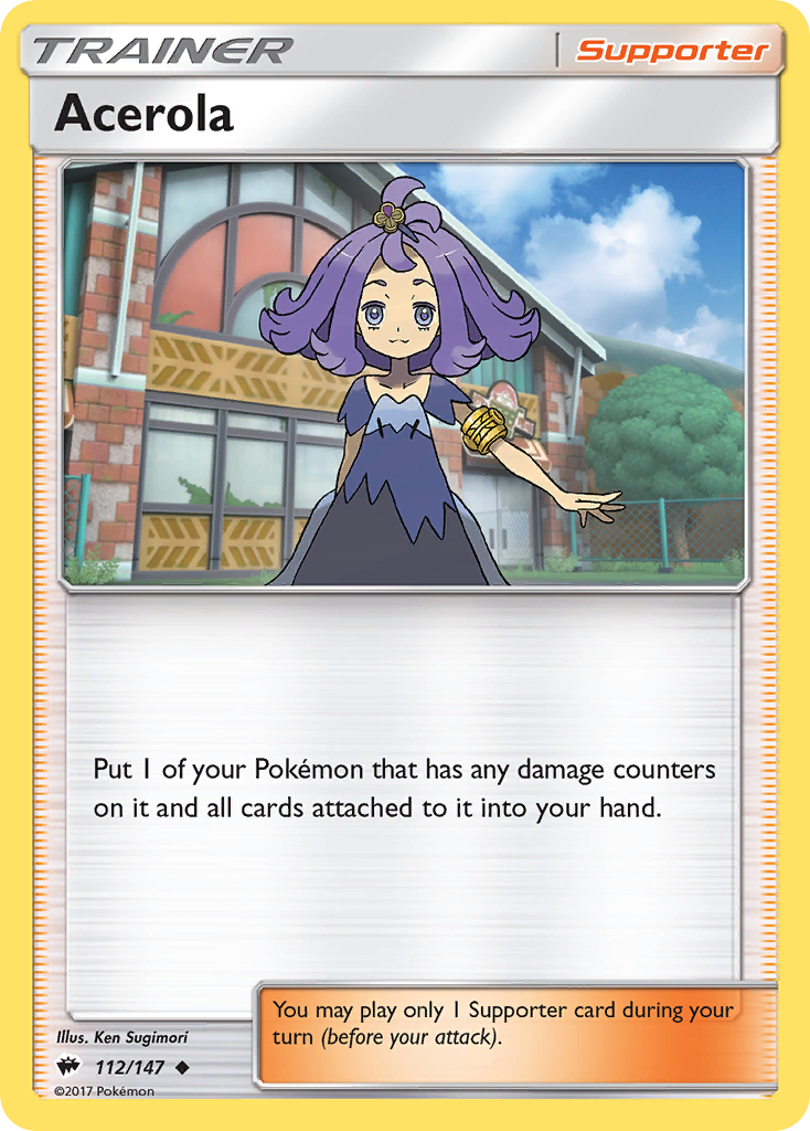 Acerola (112/147) [Sun & Moon: Burning Shadows] | Card Merchant Takapuna