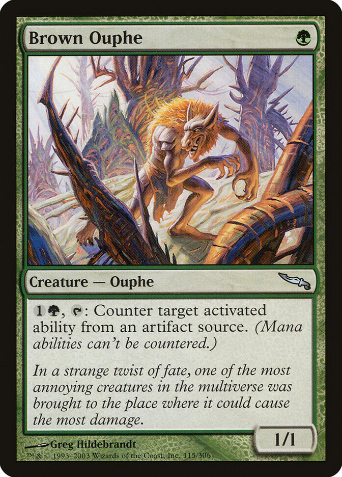 Brown Ouphe [Mirrodin] | Card Merchant Takapuna