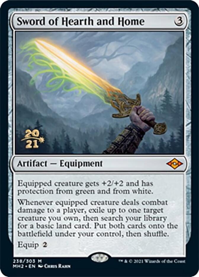 Sword of Hearth and Home [Modern Horizons 2 Prerelease Promos] | Card Merchant Takapuna