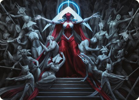 Elesh Norn, Mother of Machines Art Card [Phyrexia: All Will Be One Art Series] | Card Merchant Takapuna