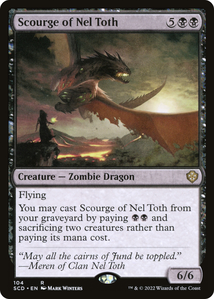 Scourge of Nel Toth [Starter Commander Decks] | Card Merchant Takapuna