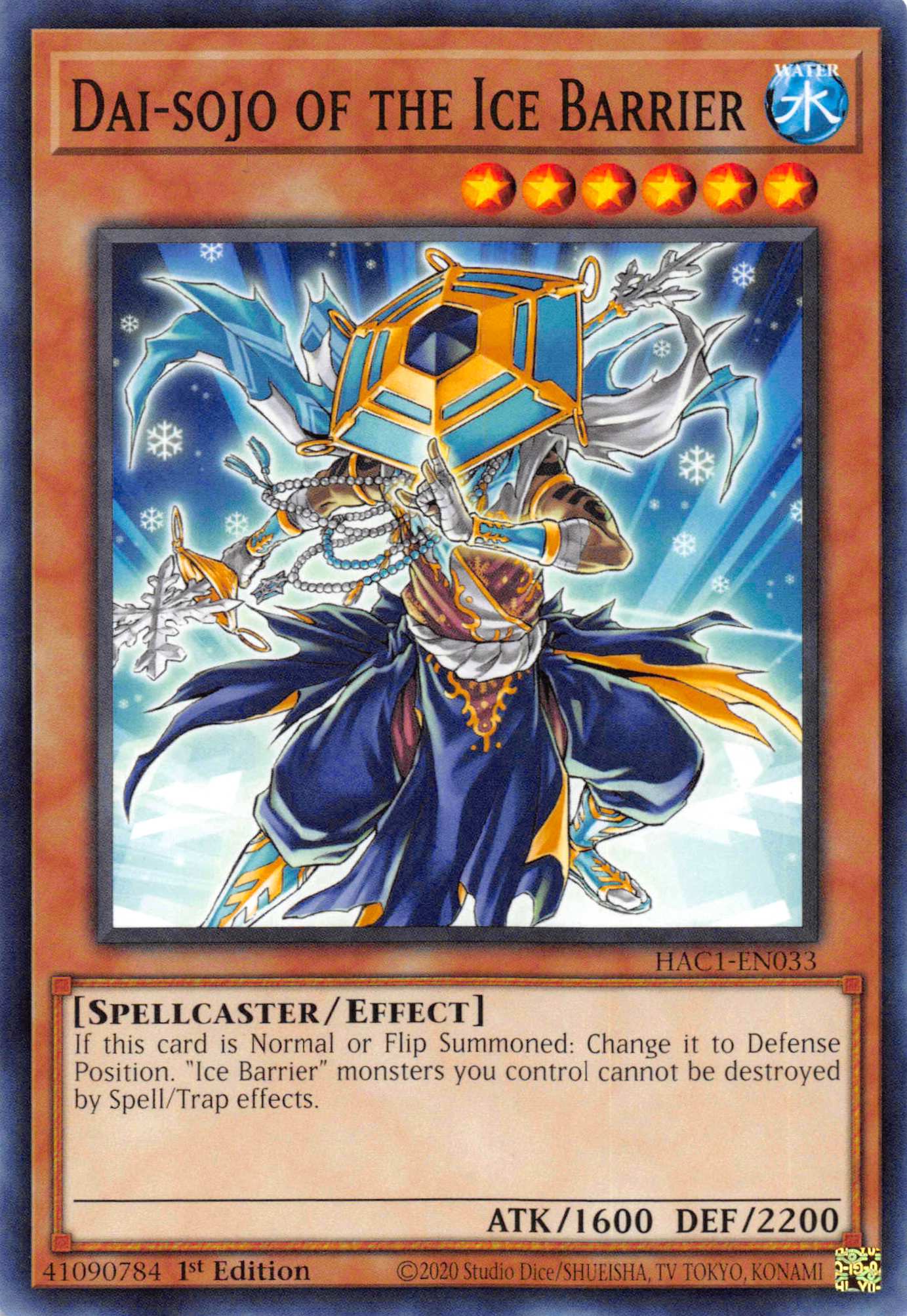 Dai-sojo of the Ice Barrier [HAC1-EN033] Common | Card Merchant Takapuna