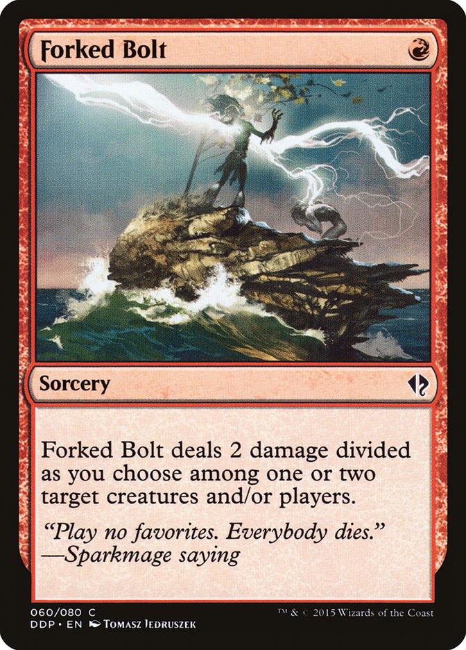 Forked Bolt [Duel Decks: Zendikar vs. Eldrazi] | Card Merchant Takapuna