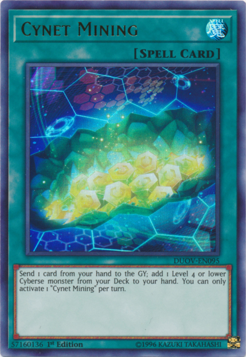 Cynet Mining [DUOV-EN095] Ultra Rare | Card Merchant Takapuna