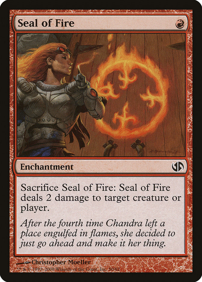 Seal of Fire [Duel Decks: Jace vs. Chandra] | Card Merchant Takapuna