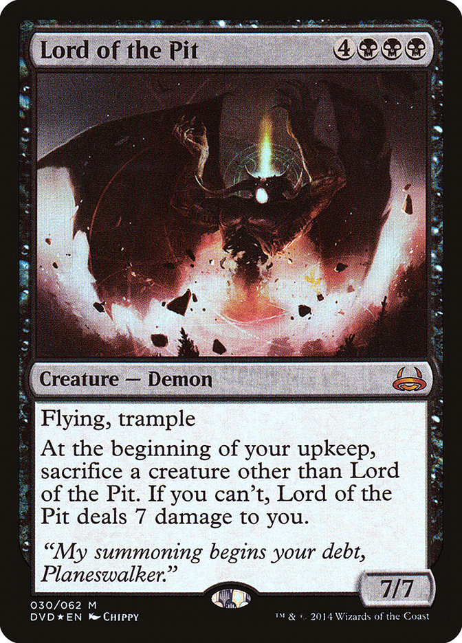 Lord of the Pit (Divine vs. Demonic) [Duel Decks Anthology] | Card Merchant Takapuna