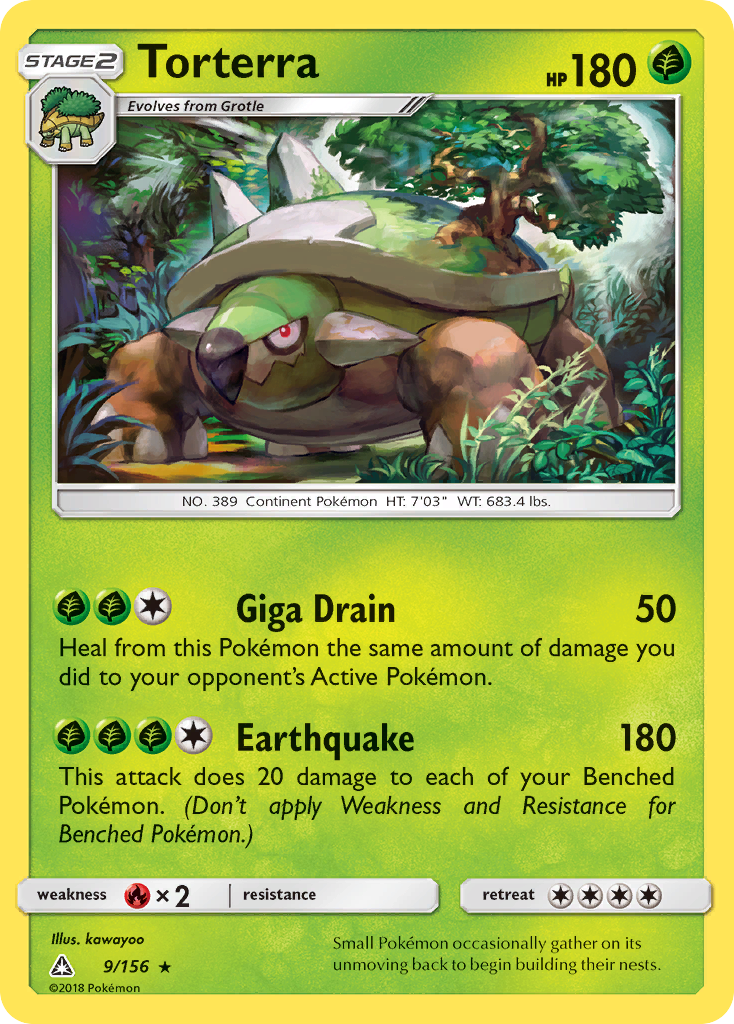 Torterra (9/156) [Sun & Moon: Ultra Prism] | Card Merchant Takapuna