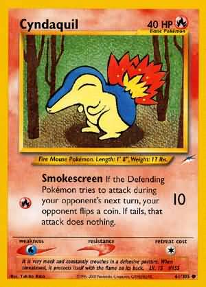 Cyndaquil (61/105) [Neo Destiny Unlimited] | Card Merchant Takapuna