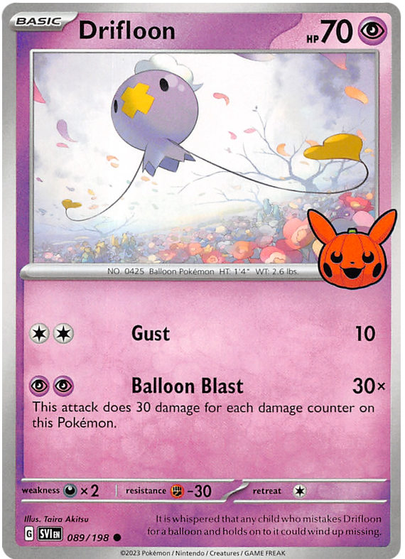 Drifloon (089/198) [Trick or Trade 2023] | Card Merchant Takapuna