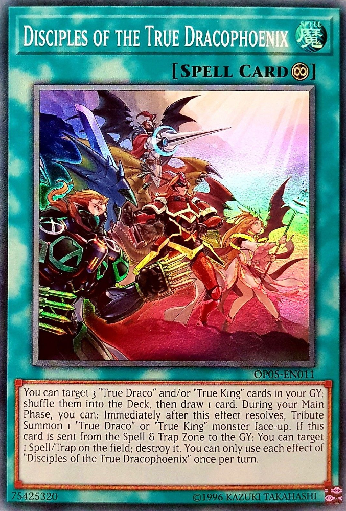 Disciples of the True Dracophoenix [OP05-EN011] Super Rare | Card Merchant Takapuna