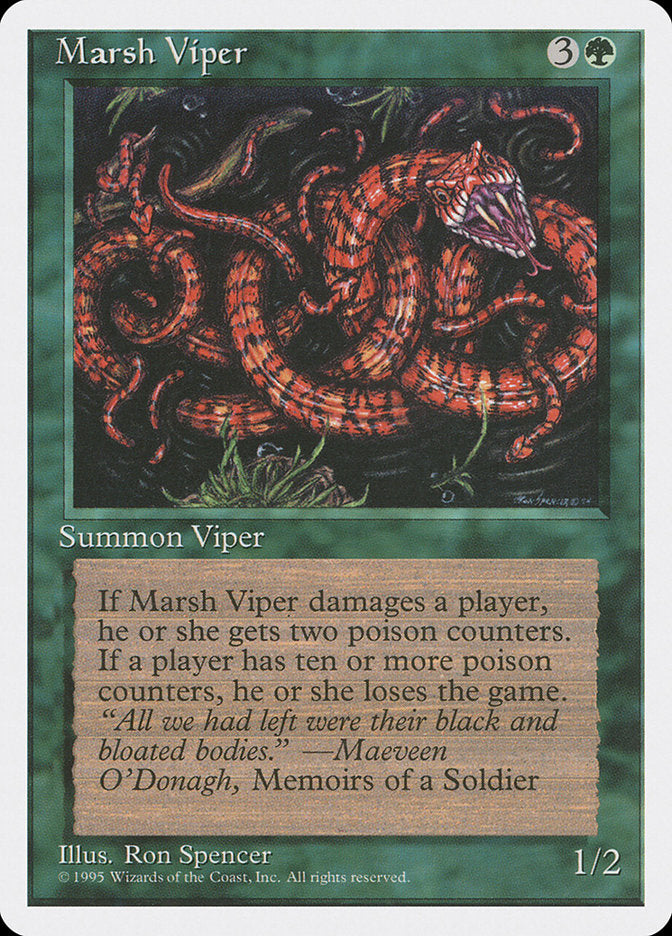 Marsh Viper [Fourth Edition] | Card Merchant Takapuna