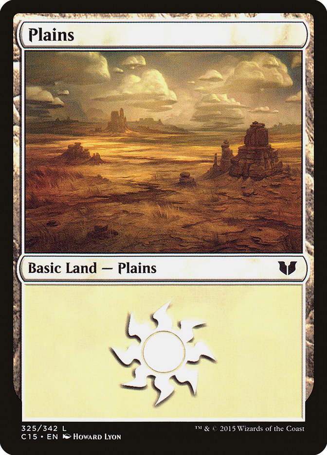 Plains (325) [Commander 2015] | Card Merchant Takapuna