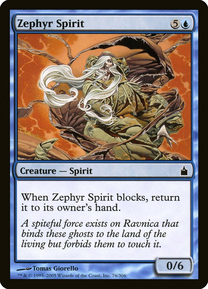 Zephyr Spirit [Ravnica: City of Guilds] | Card Merchant Takapuna