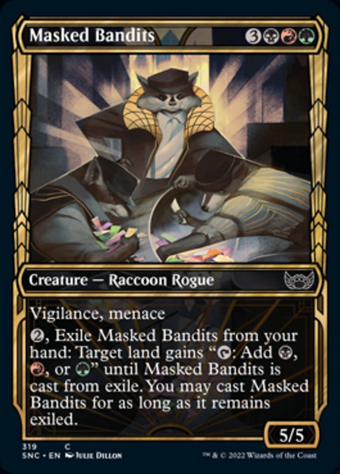 Masked Bandits (Showcase Golden Age) [Streets of New Capenna] | Card Merchant Takapuna