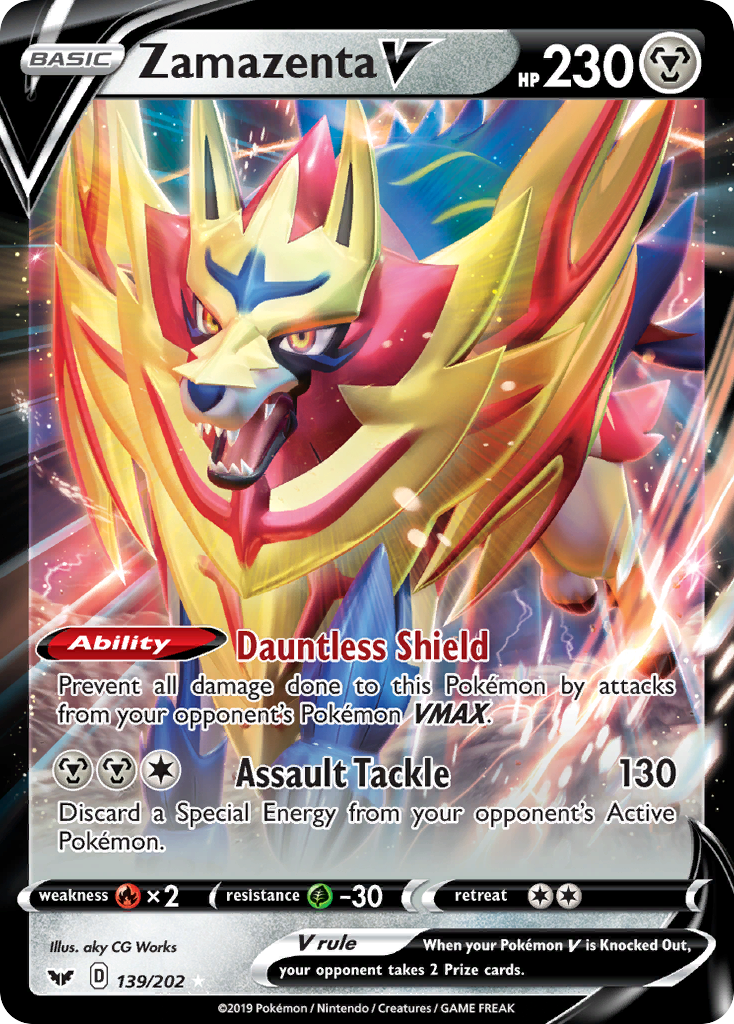 Zamazenta V (139/202) [Sword & Shield: Base Set] | Card Merchant Takapuna