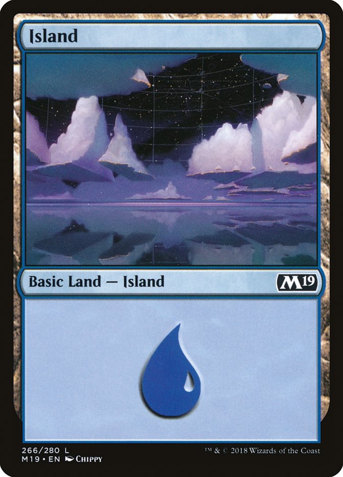 Island (266) [Core Set 2019] | Card Merchant Takapuna