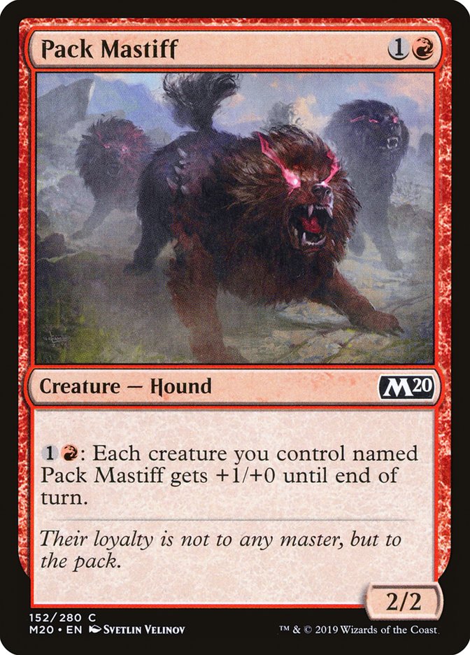 Pack Mastiff [Core Set 2020] | Card Merchant Takapuna