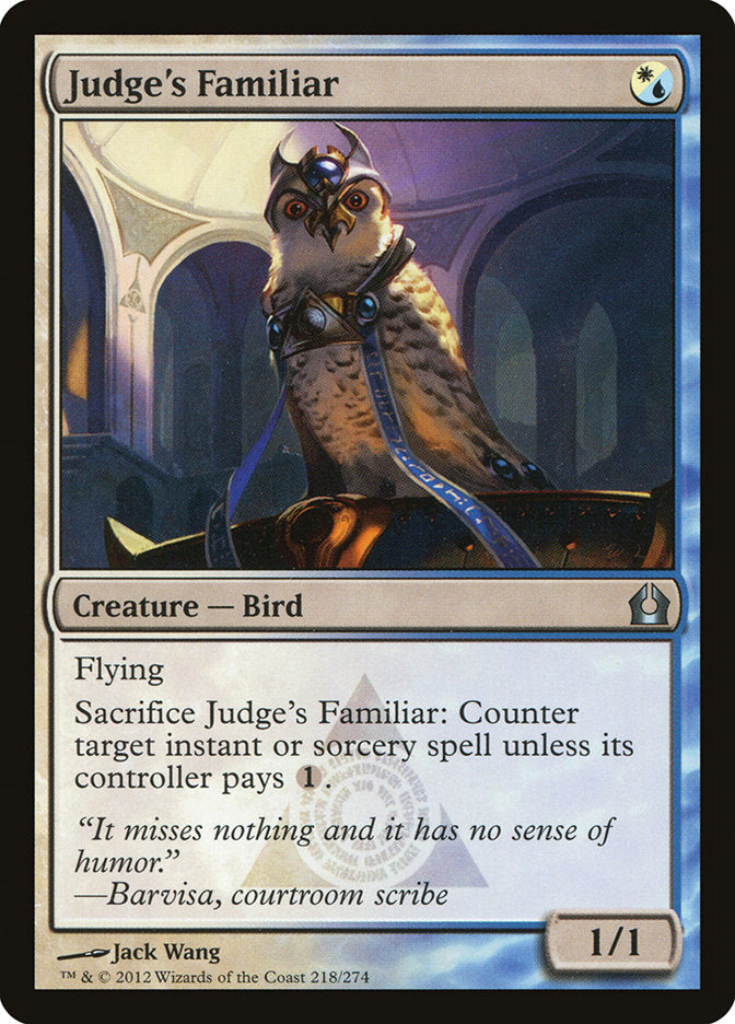 Judge's Familiar [Return to Ravnica] | Card Merchant Takapuna