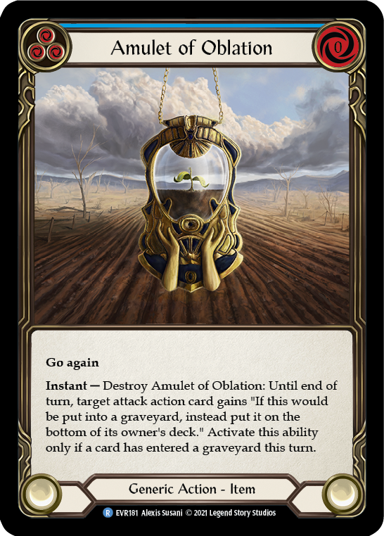 Amulet of Oblation [EVR181] (Everfest)  1st Edition Normal | Card Merchant Takapuna